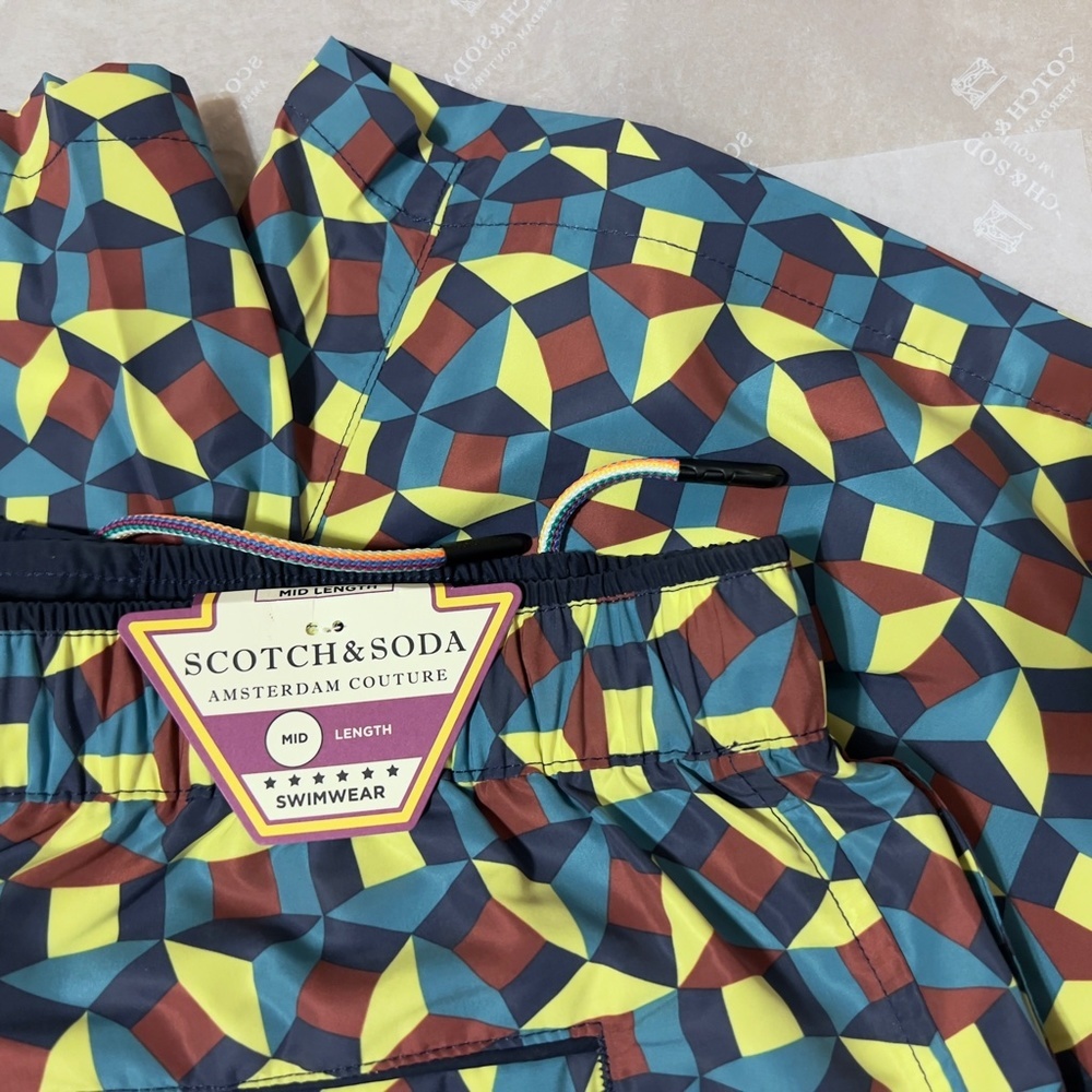 Scotch & soda AOP midlength swim short - Picture 5 of 5